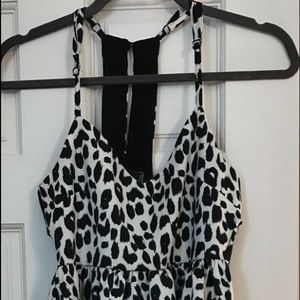 Mink pink leopard dress